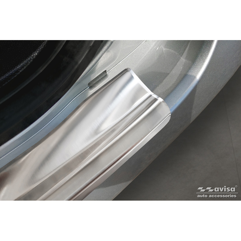 Stainless Steel Rear bumper protector  Ford Fiesta 3/5-doors 2008-2012 & FL 2012-2017 incl. Fiesta Van