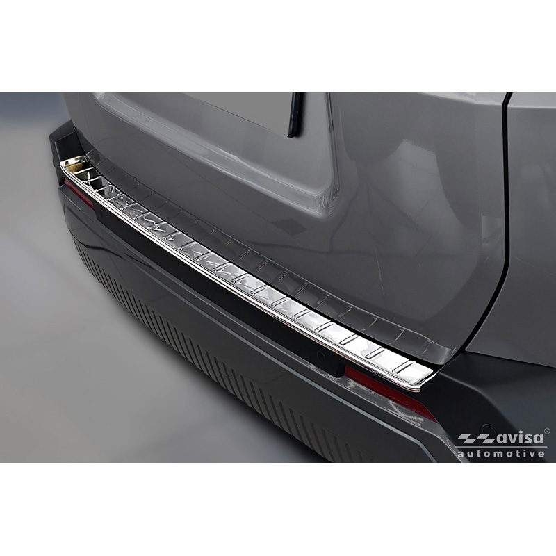 Avisa Stainless Steel Rear Bumper Protector  Toyota RAV4 VI (XA6) 2026- - High Gloss Silver