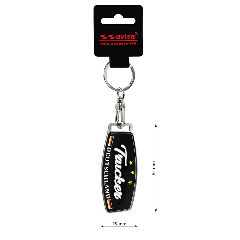 Stainless steel key chain - Trucker/Deutschland