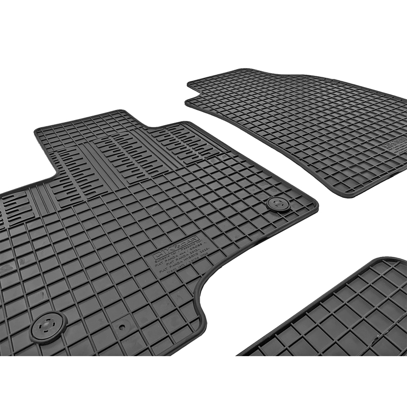 CIKCAR Rubber car mats set  Fiat Pandina 2026- (4-pieces + fixing system)