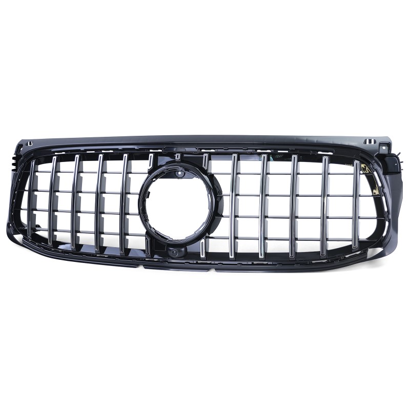 Grill passend voor Mercedes GLB X247 Sportpakket Zwart/Chroom GT Look