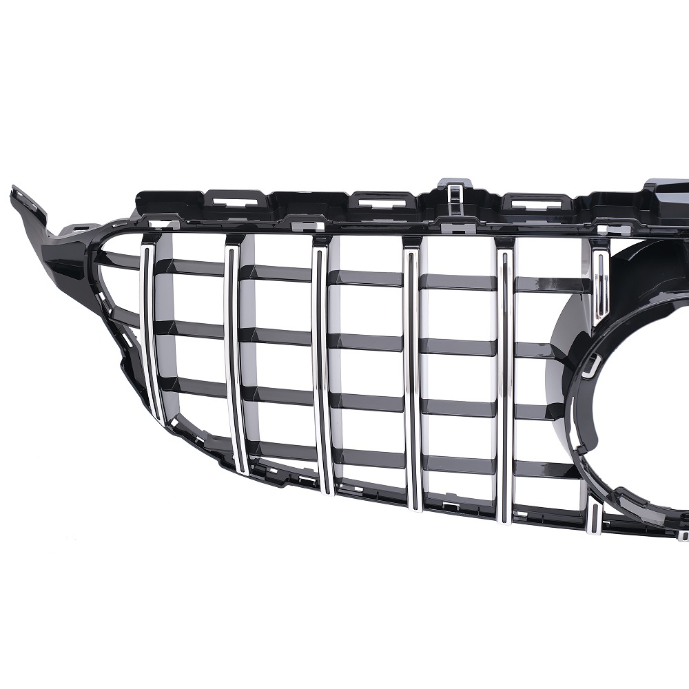 Grill passend voor Mercedes W205 Facelift 18-.. Zwart Chroom GT Look