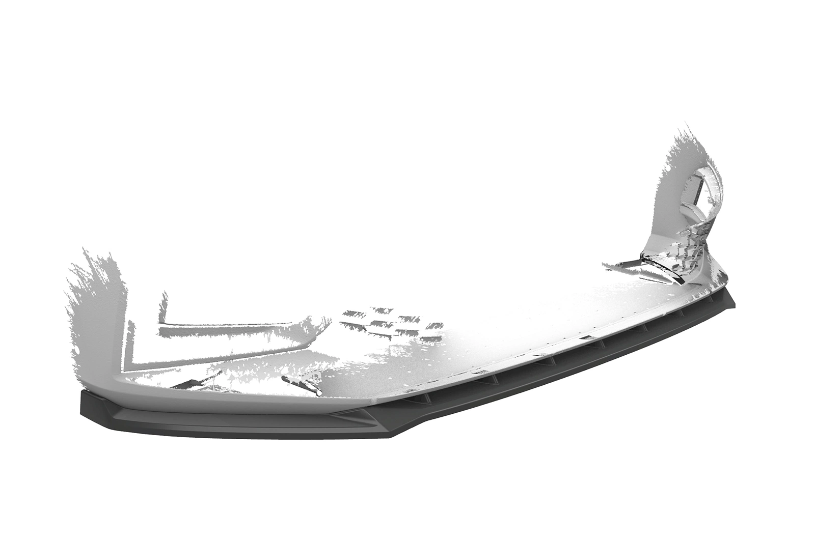 Voorspoiler passend voor Skoda Fabia 4 2021- – Glans Zwart