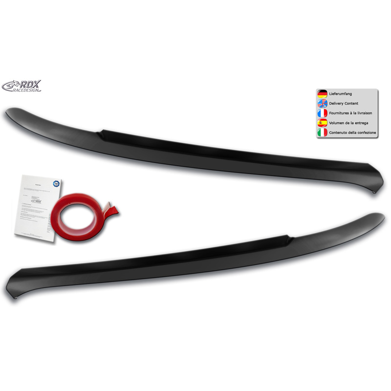 Head light spoilers  Volkswagen T-Roc (A1) 2017-2021 (ABS)