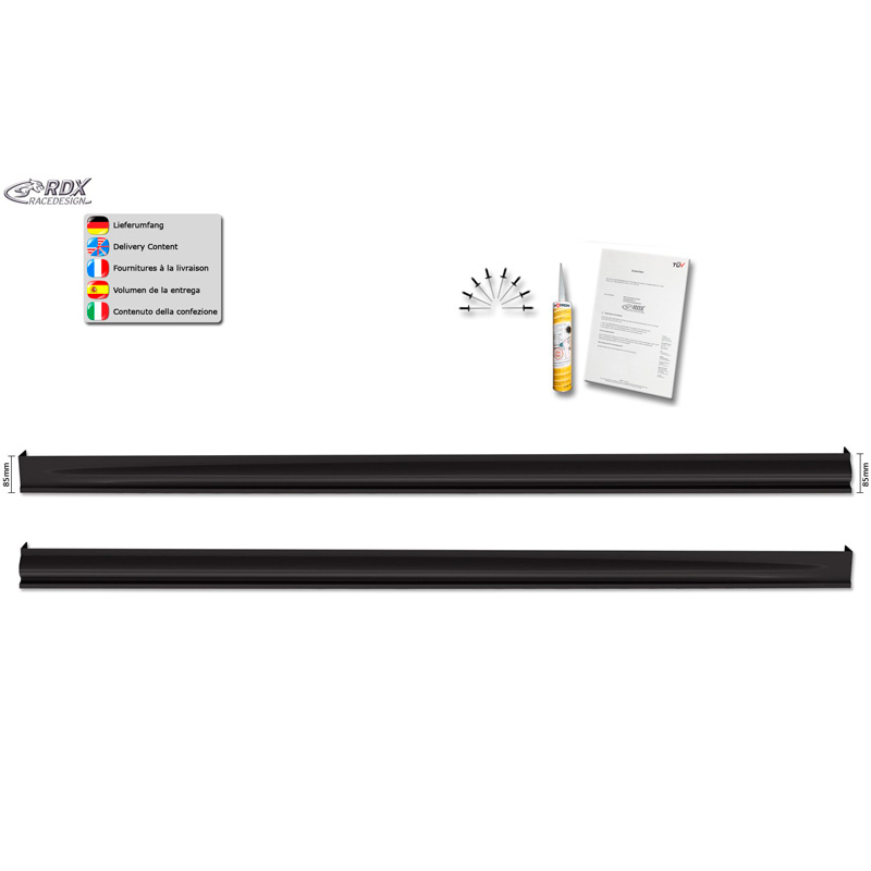 Side skirts  Ford B-Max 2012-2017 'Edition' (ABS)