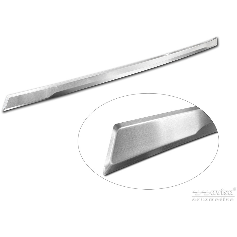 Avisa Brushed Stainless Steel Trunk Tailgate Trim Cover  Skoda Fabia IV (PJ3) 2021-