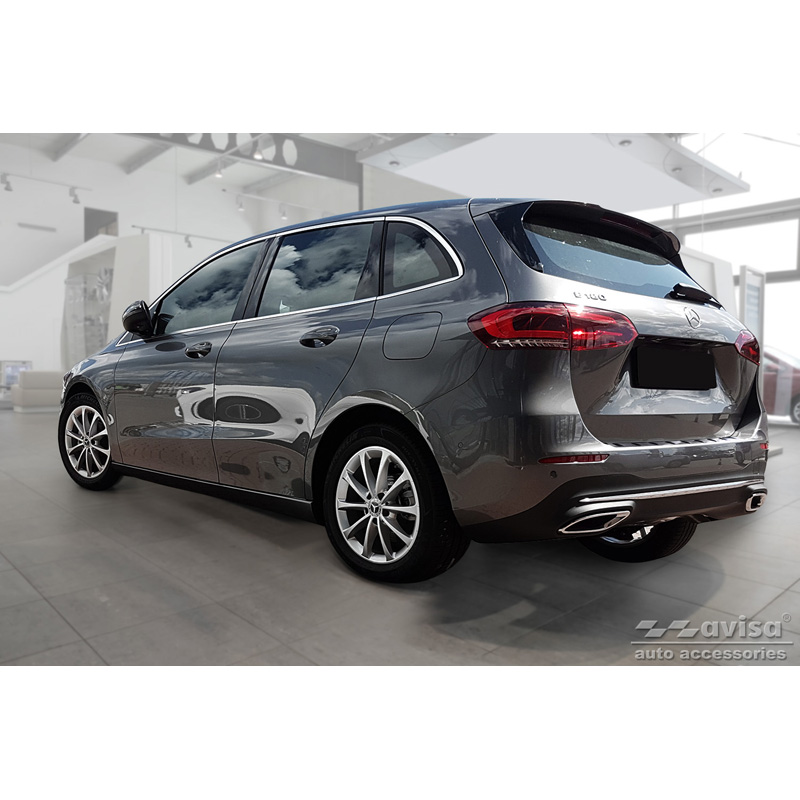 Stainless Steel Rear bumper protector  Mercedes B-Class (W247) 2019- (incl. AMG) 'STRONG EDITION'