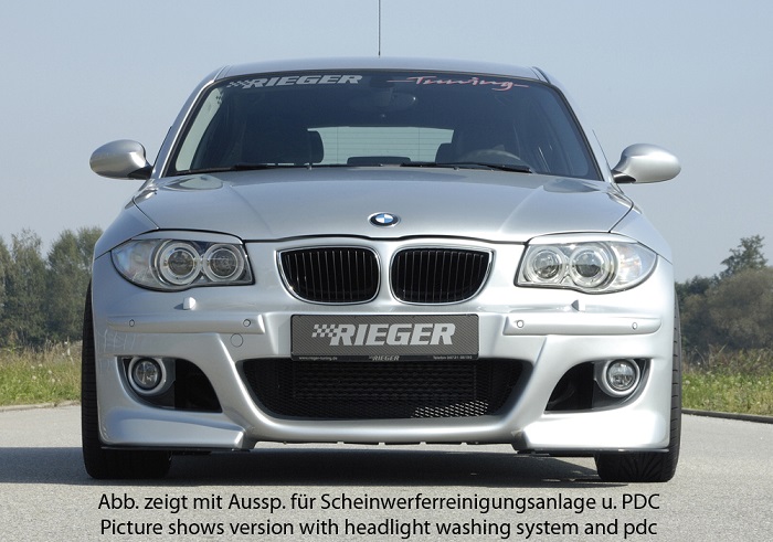 Spoilerzwaard voor Frontbumper BMW E87 Rieger