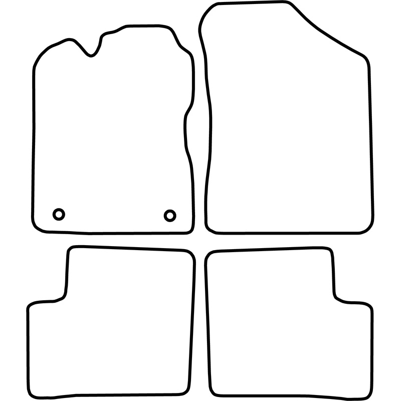 Set car mats  Daihatsu Cuore 2003-2007