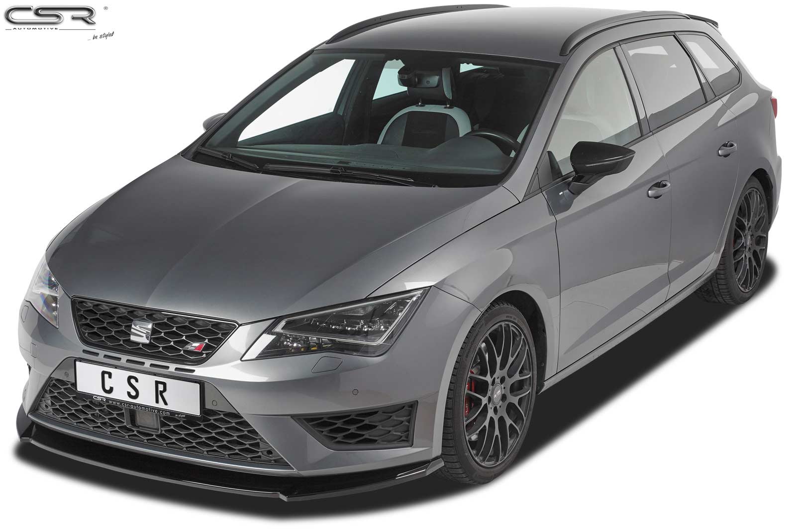 Voorspoiler passend voor Seat Leon III 5F Cupra / FR Carbon Look