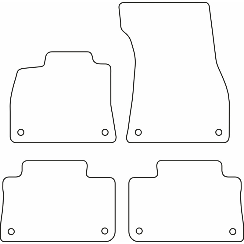 Set car mats  Audi E-Tron 2018- incl. Sportback