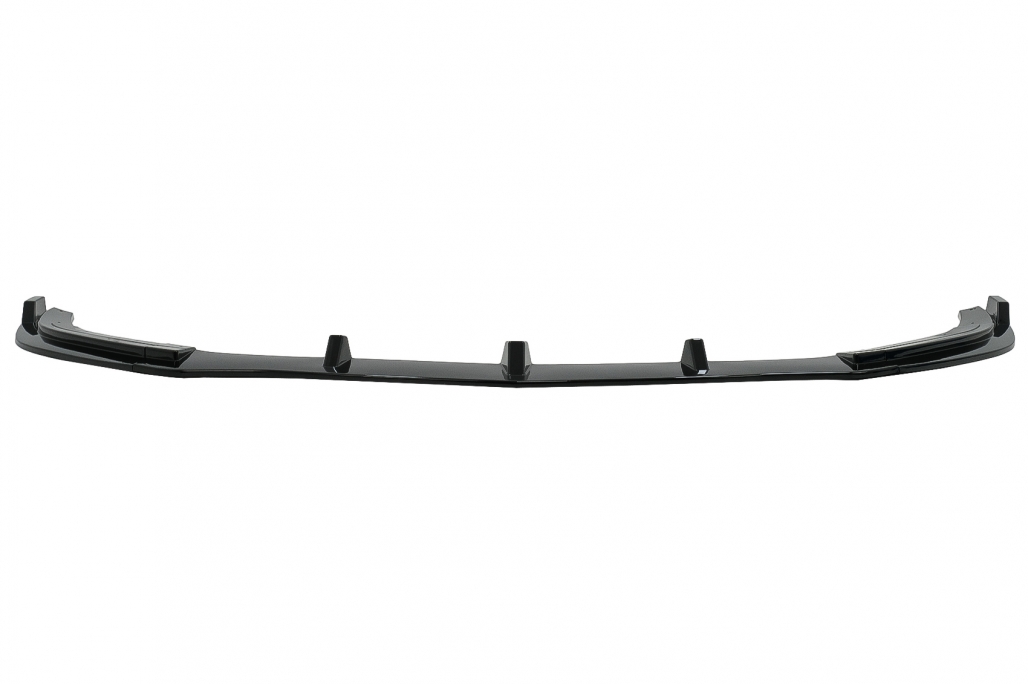 Voorspoiler passend voor Mercedes E-Klasse W212 13-16 Glans Zwart