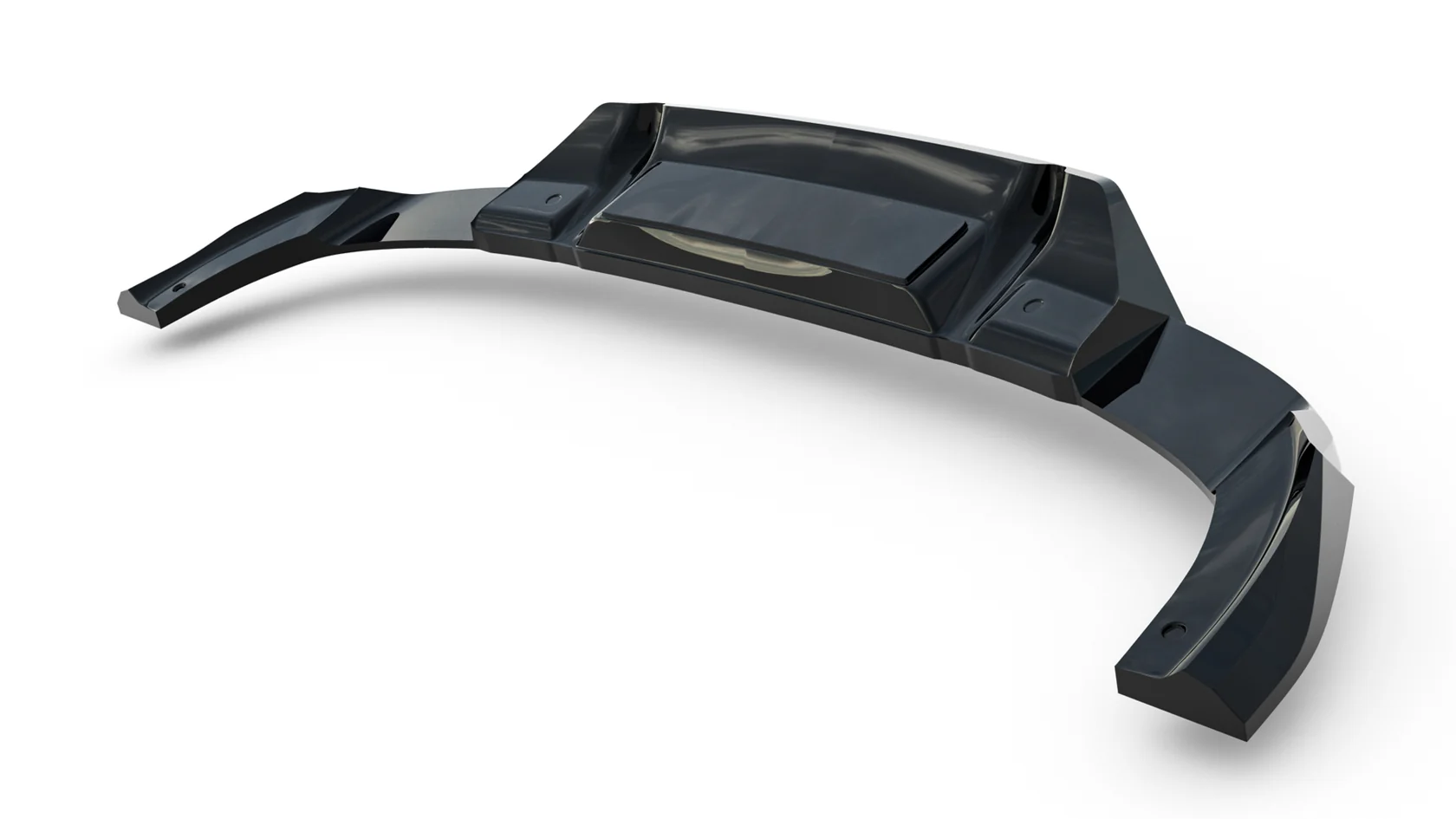 Diffuser passend voor Audi Q5 S-Line Sportback / SUV Mk3 2024 - Maxton Glans Zwart