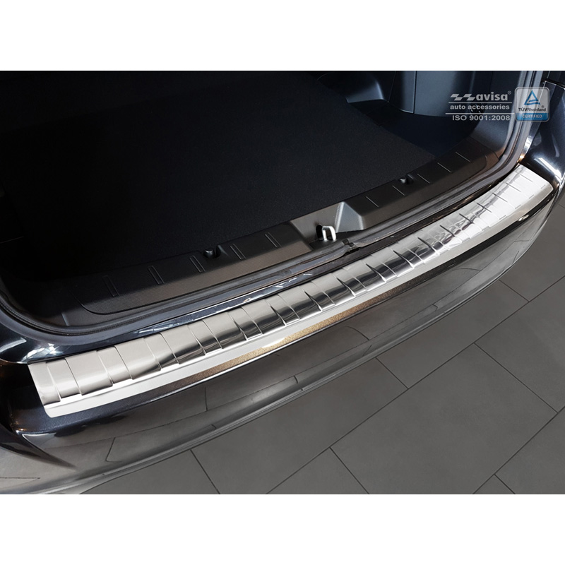 Stainless Steel Rear bumper protector  Subaru Impreza V GT 5-doors 2017- 'Ribs'