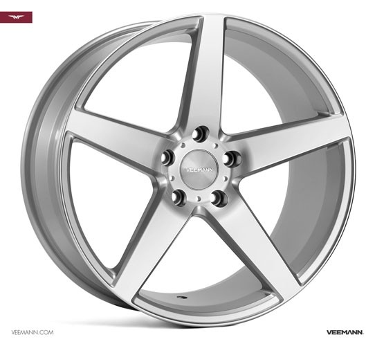 Veemann V-FS8 20X10 5X112 ET40 SILVER-MACHINED Velgen