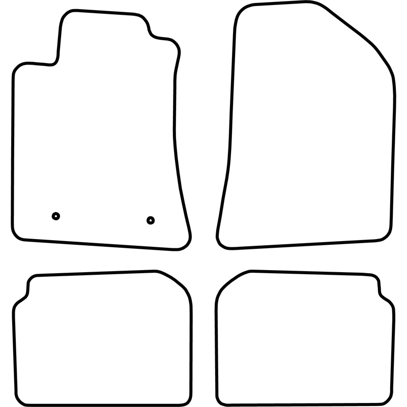 Set car mats  Toyota Avensis 2003-2005