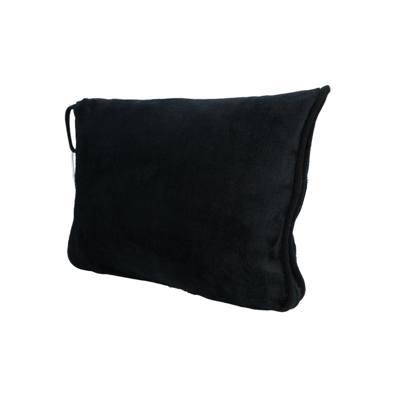 Carpoint Travel Blanket & Travel Pillow Black 2 in 1