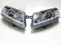 Headlights Audi A6 4F 09-.. Xenon LED daytime running light Original