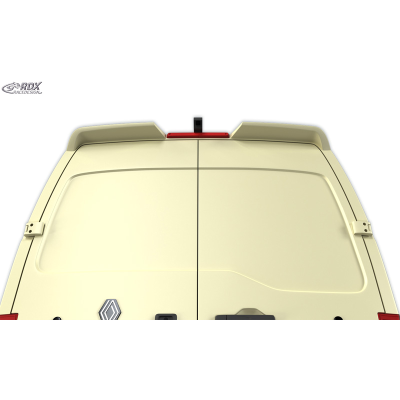 RDX Racedesign Roof spoiler  Renault Master IV / Nissan Interstar 2024- (H2) (with 2 barn doors) (PU)