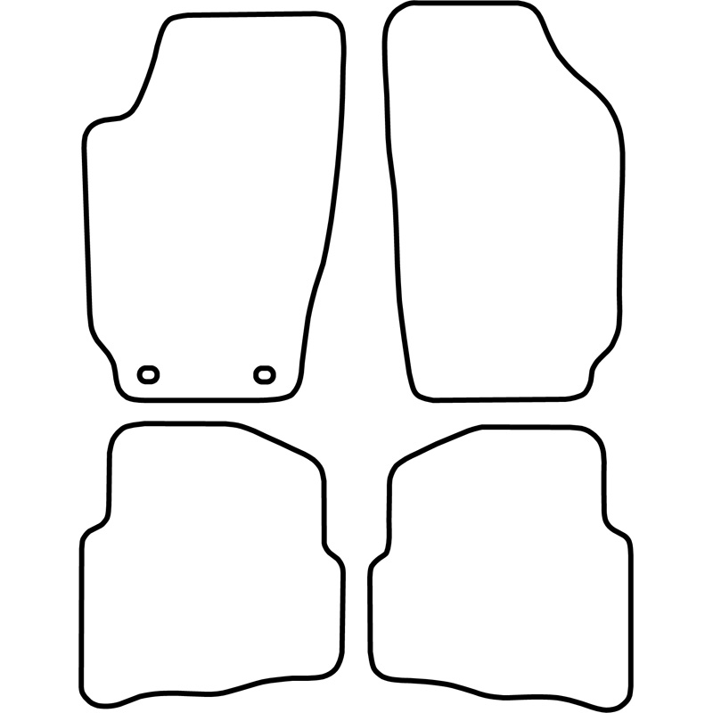 Set car mats  Skoda Fabia 2000-2007