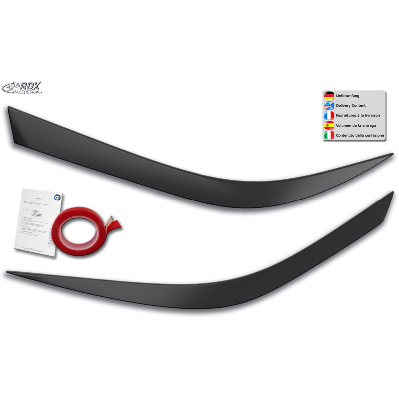 Head light spoilers  Kia XCeed (CD) 2019- (ABS)