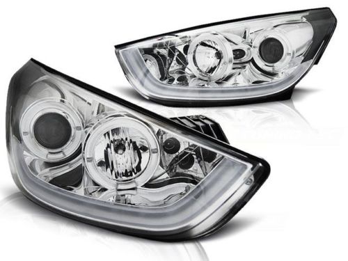 Headlight set DRL-Look Hyundai ix35 2010- Chrome