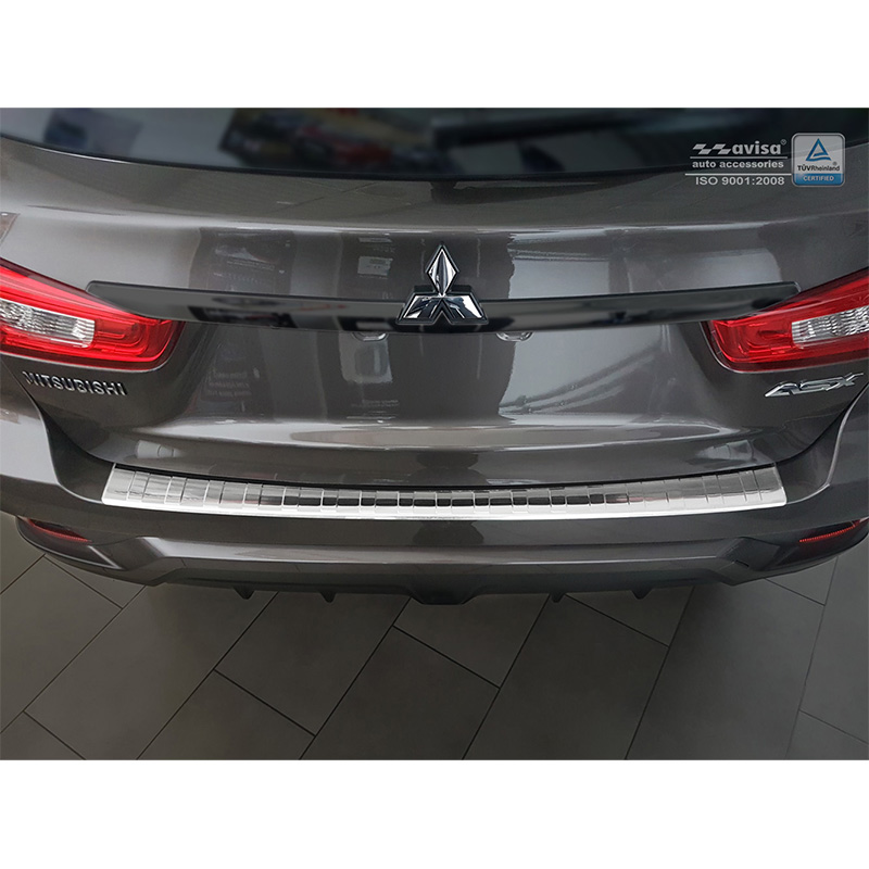Stainless Steel Rear bumper protector  Mitsubishi ASX 2017-2019 'Ribs'