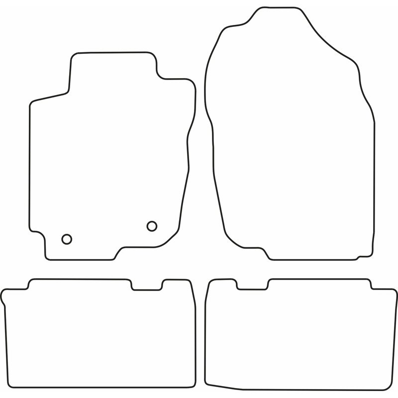 Set car mats  Toyota RAV4 2013-2018