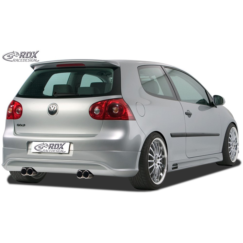 Rear bumper skirt  Volkswagen Golf V R32 Hatchback 3/5-doors 2003-2008 (exhaust left/right) excl. Variant/Plus (ABS)