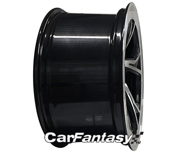 RADI8 C5 8.5x19 5x112 45 Gloss black machine face 66,6 Velgen