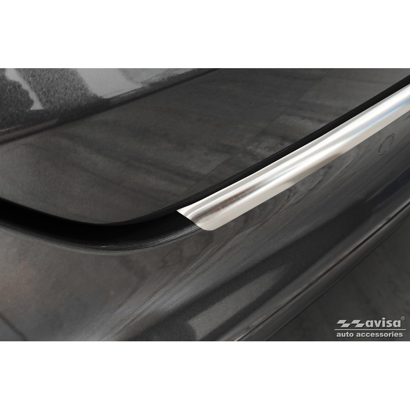 Stainless Steel Rear bumper protector  Ford Mondeo V Hatchback/Sedan 2014-2019 & Facelift 2019- 'Ribs'