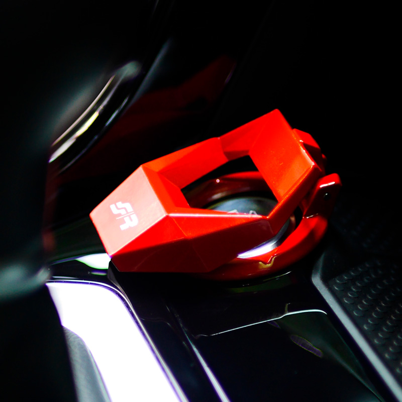 Simoni Racing Starter Button Cover - Red - Ø30mm