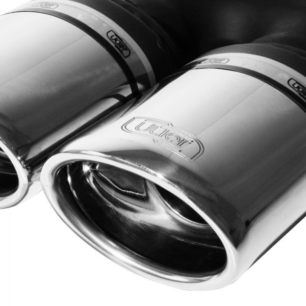 muffler VW Bora 1999-2005 sedan/variant  RVS eindstuk 95x65mm ro