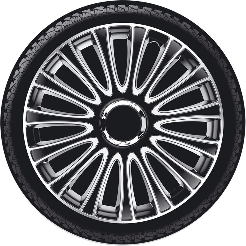 Set wheel covers LeMans 14-inch black/silver