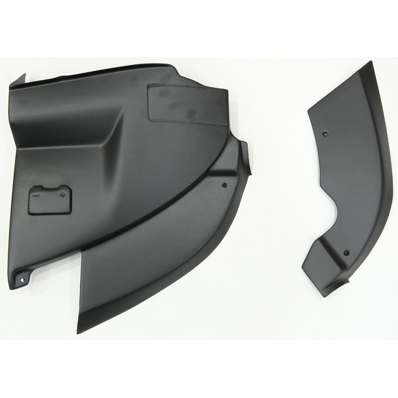 Battery & Head light cover  Volkswagen Transporter T5.1 2010-2015 - Matt black