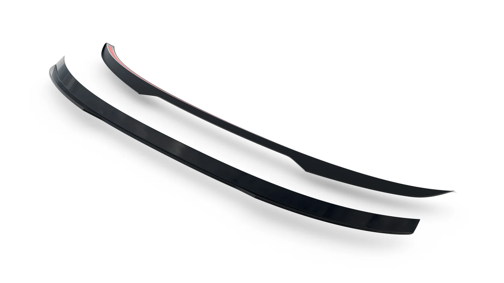Laag Spoiler passend voor Audi Q5 S-Line Sportback / SUV Mk3 2024 - Maxton Glans Zwart