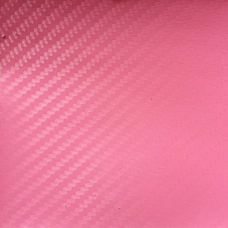 3D Carbon fiber Film 152x200cm Pink, auto-adhesive