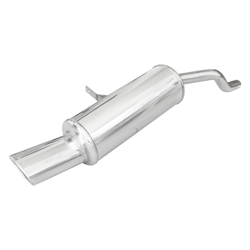 100% Inox Sport Exhaust  Renault Clio III 1.2T (100HP) 2009- Ø40mm 120x80mm