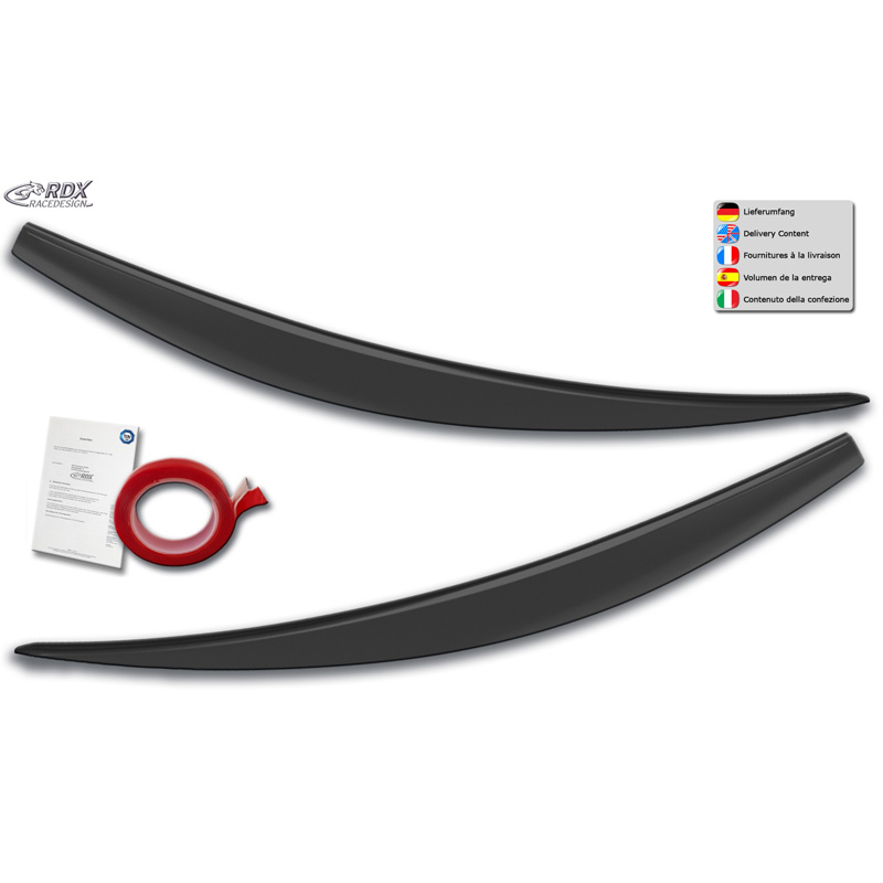 Head light spoilers  Ford C-Max Facelift 2015-2019 (ABS)