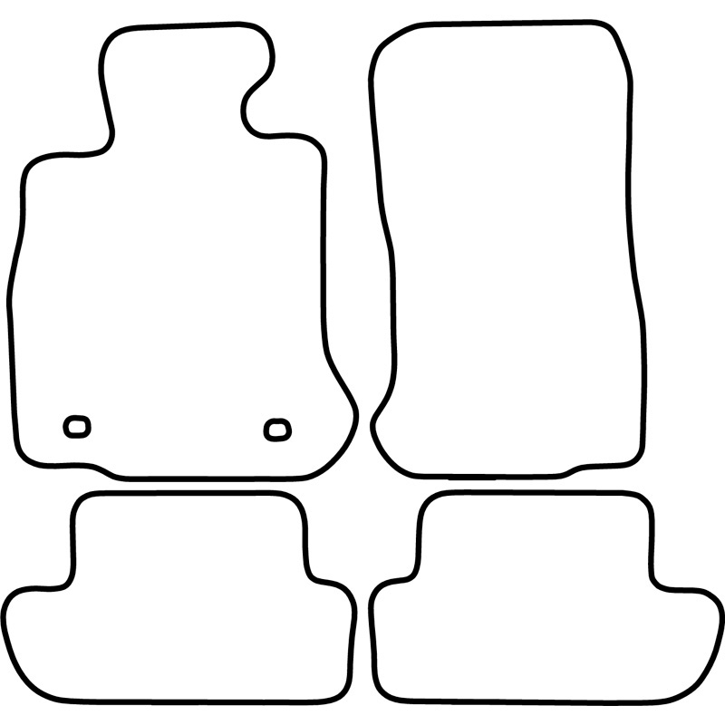 Set car mats  BMW 6-Series (F12) Coupe 2011-