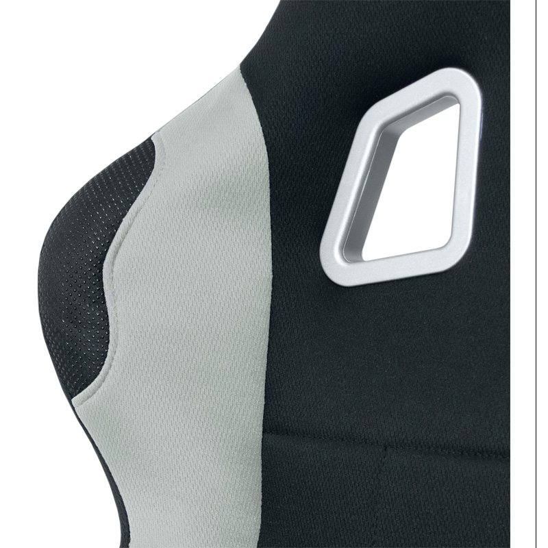 Sport seat 'K5' - Black/Grey - Non-reclinable back-rest - incl. slides