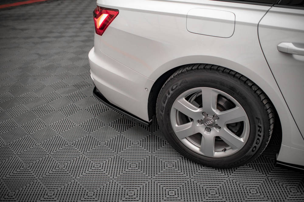 Diffuser passend voor Audi A6 C8 Maxton Glans Zwart