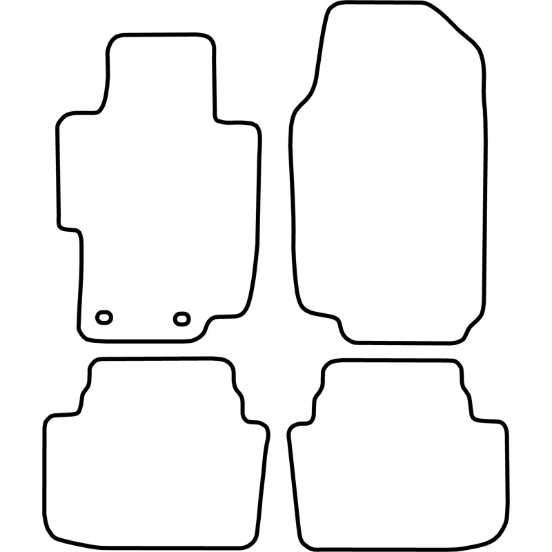 Set car mats  Honda Accord 2003-2008