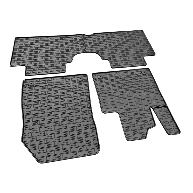 Rubber car mats set  Smart #1 EV 2022- & #3 EV 2023- (4-pieces + fixing system)