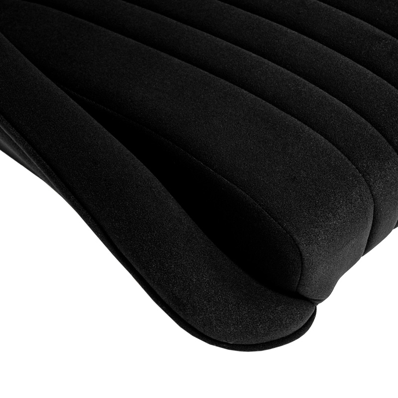 Sport seat 'Classic' - Black - Non-reclinable back-rest + Head-rest - incl. slides