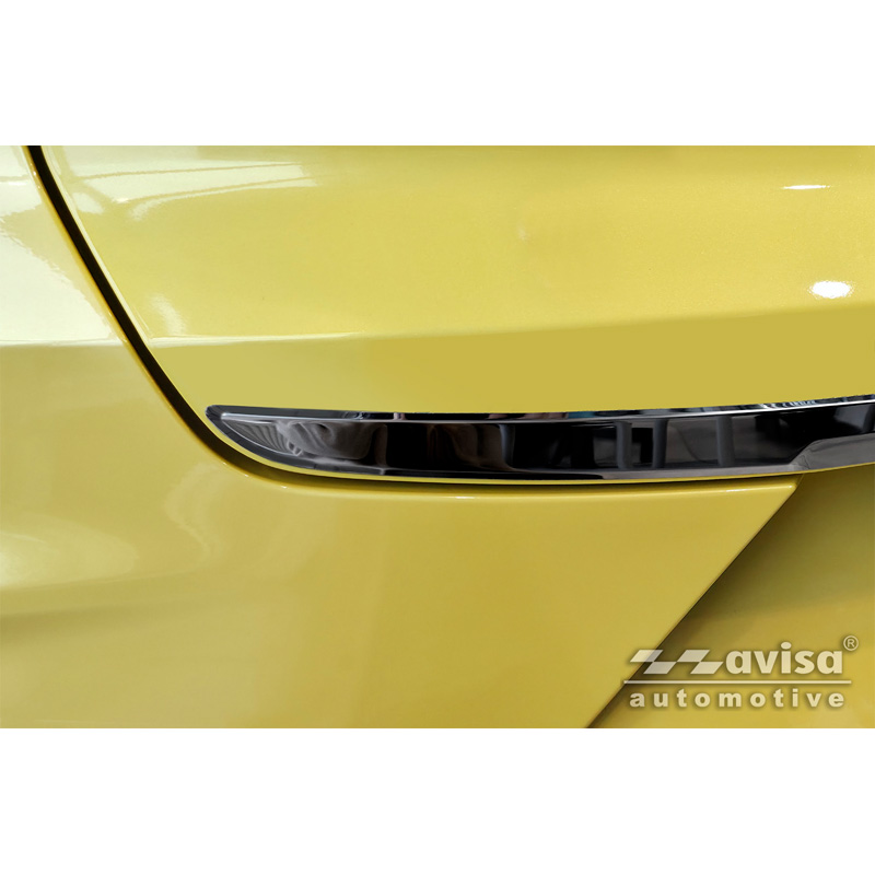 Avisa Black Chrome Stainless Steel Tailgate Trim  Ford Puma 2019-
