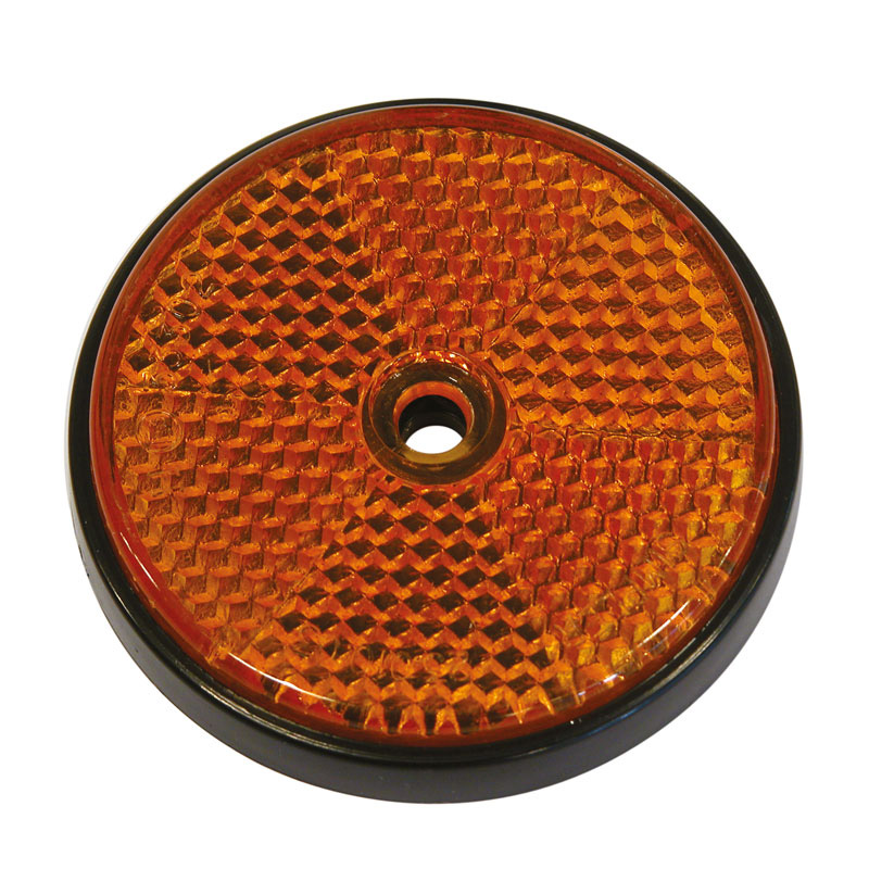 Carpoint Reflectors Round Ø 70mm Orange 2-pieces