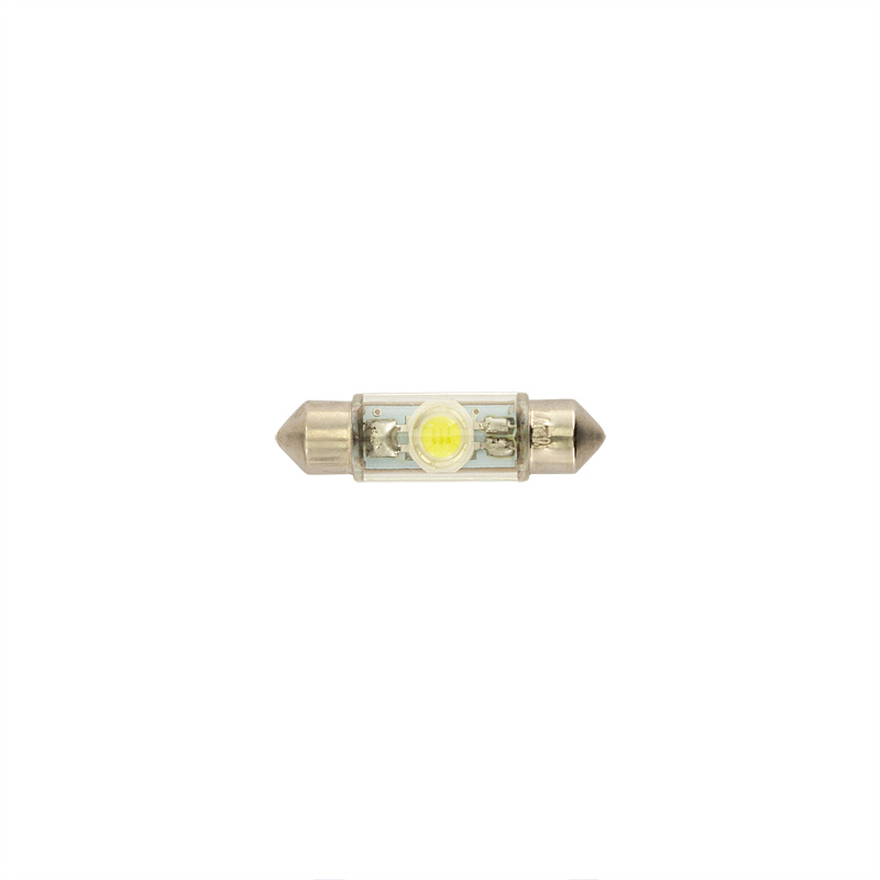 Festoon LED Bulb 12V Xenon-Optics White 10x37mm, single piece