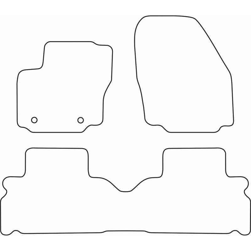 Set car mats  Ford S-Max 2006- (5 persons)