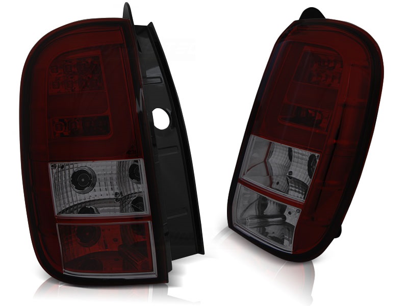 Tail Lights Dacia Duster Tube LED 11- Red/Smoke